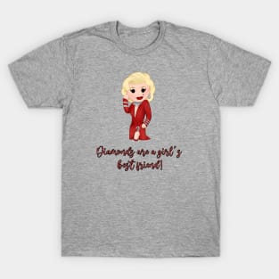 Diamonds are a girl's best friend T-Shirt